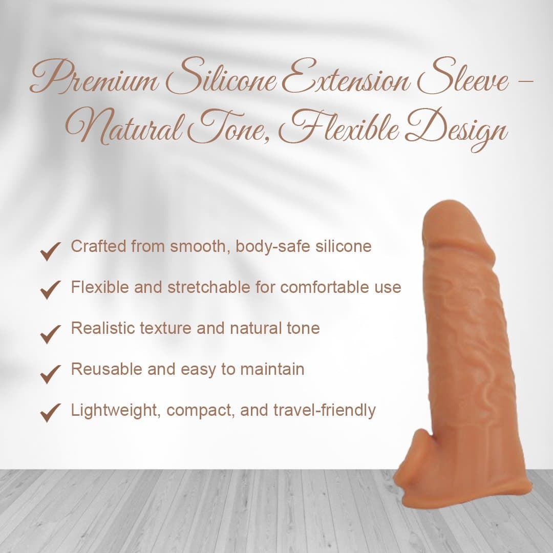 6 Inch Foreskin Condom Realistic Dildo thumbnail 3