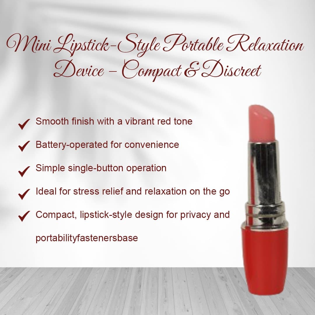 Mini  Lipstick Shape Vibrator For Women thumbnail 4