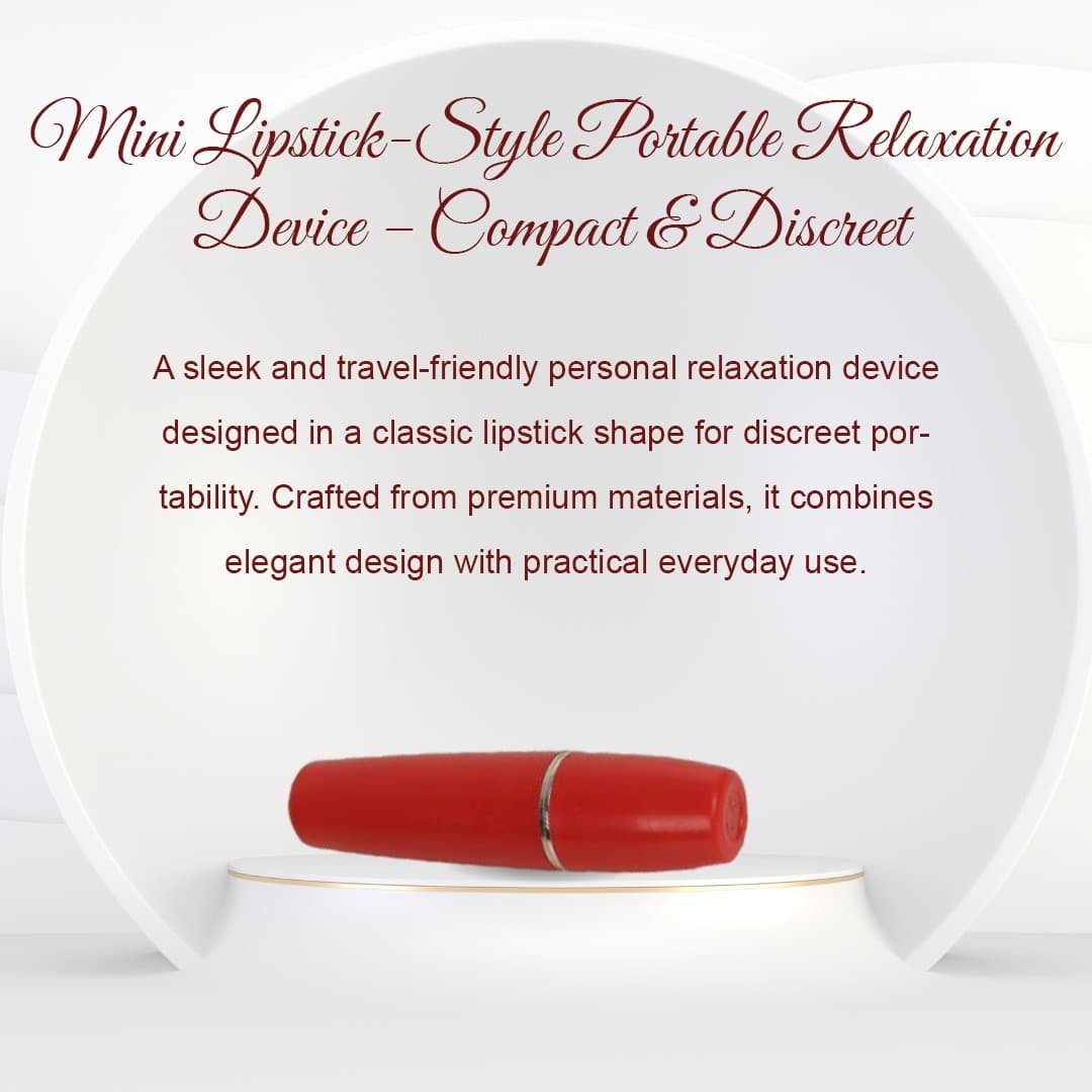 Mini  Lipstick Shape Vibrator For Women thumbnail 5