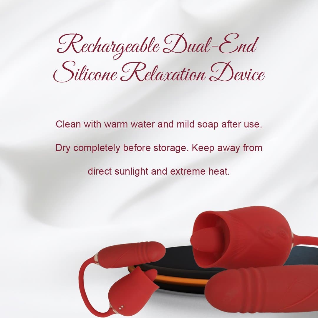 Rose Vibrator And Stimulator For Women thumbnail 2