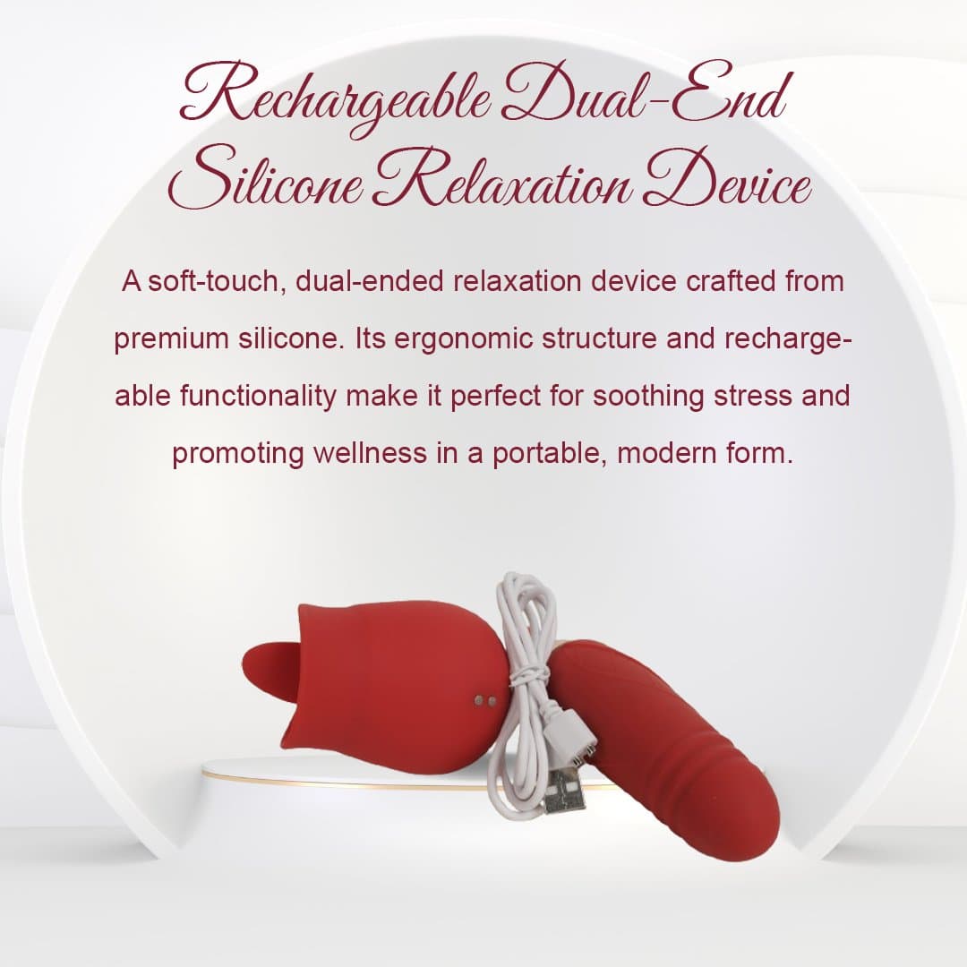 Rose Vibrator And Stimulator For Women thumbnail 4