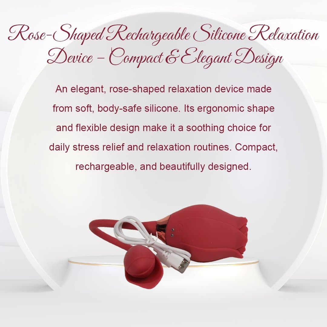 Rose Shape Licker And Vibrator  For Women thumbnail 4